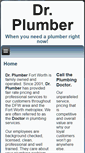 Mobile Screenshot of drplumberfortworth.com